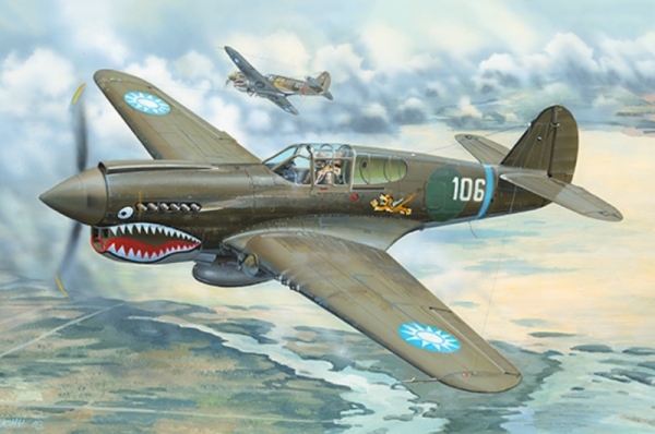 P-40E War Hawk model Trumpeter 02269 in 1-32