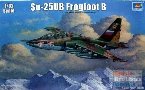 Soviet Sukhoi Su-25UB Frogfoot B model_do_sklejania_trumpeter_02277_image_1-image_Trumpeter_02277_1