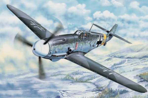 German fighter Messerschmitt Bf 109 G-2 plastikowy_model-do_sklejania_trumpeter_02294_image_1-image_Trumpeter_02294_1