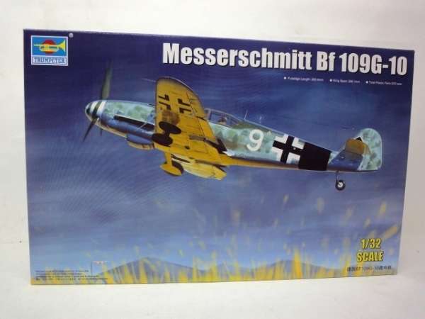 Niemiecki myśliwiec z okresu WWII Messerschmitt Bf109G-10 model do sklejania - Trumpeter_02298_image_1-image_Trumpeter_02298_1