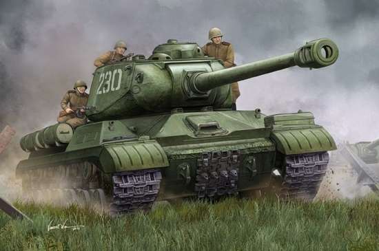 Radziecki czołg ciężki IS-2M , plastikowy model do sklejania Trumpeter 05590 w skali 1:35-image_Trumpeter_05590_1