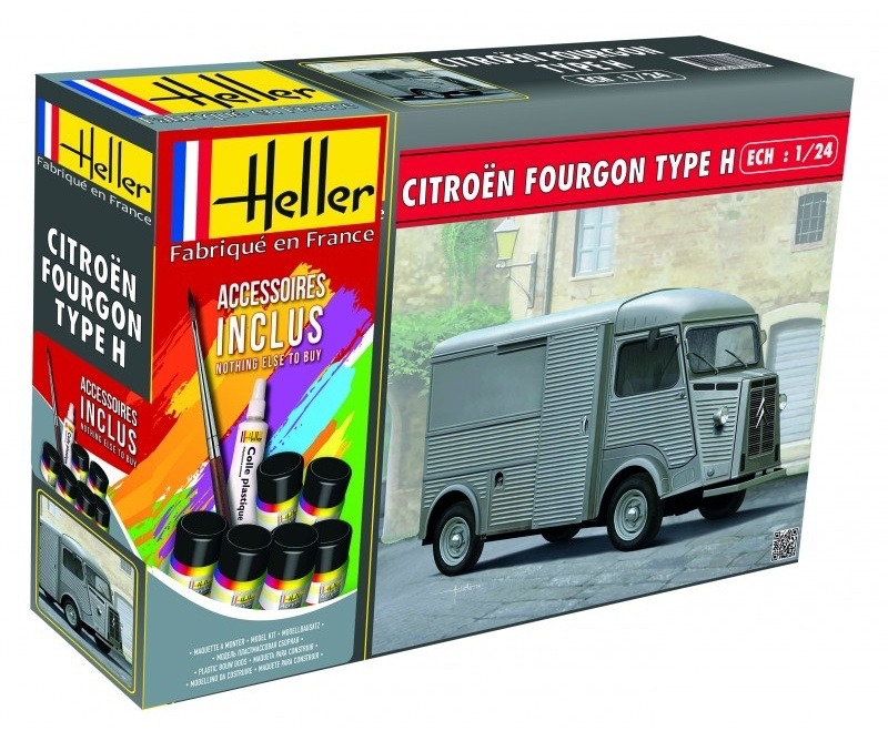 Citroen Fourgon Type H model do sklejania z farbami i