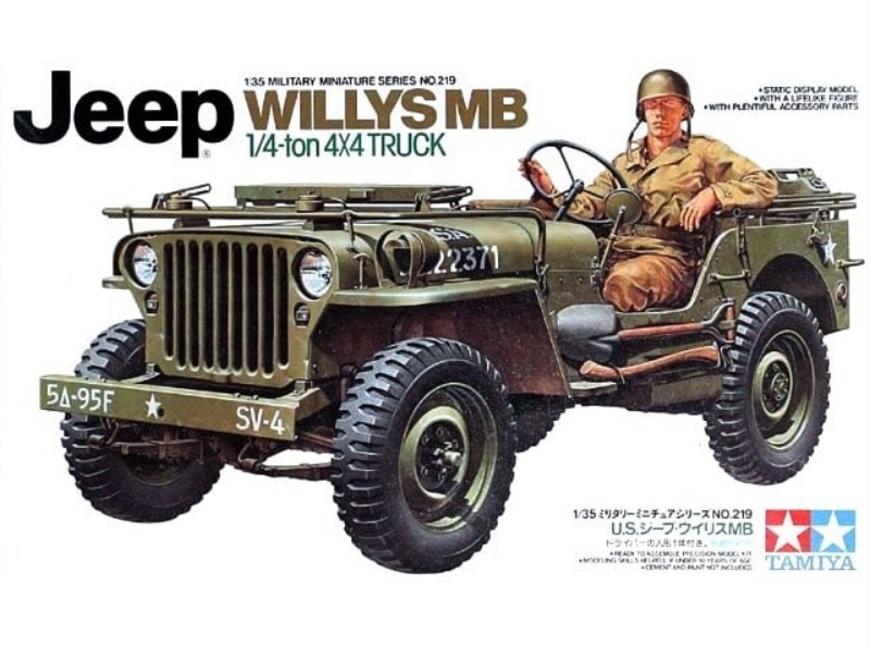 Amerykański Jeep Willys MB model w skali 135 Modeledo.pl