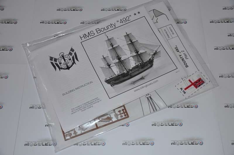 Billing_Boats_HMS_Bounty_BB492 - drewniany model żaglowca do sklejania, modeledo.pl_sklep_modelarski_image_5-image_Billing Boats_BB492_3