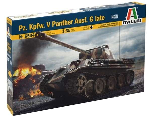 Model niemieckiego czołgu Panther w wersji G Italeri 6534 model_ita6534_panther_d_image_10-image_Italeri_6534_11