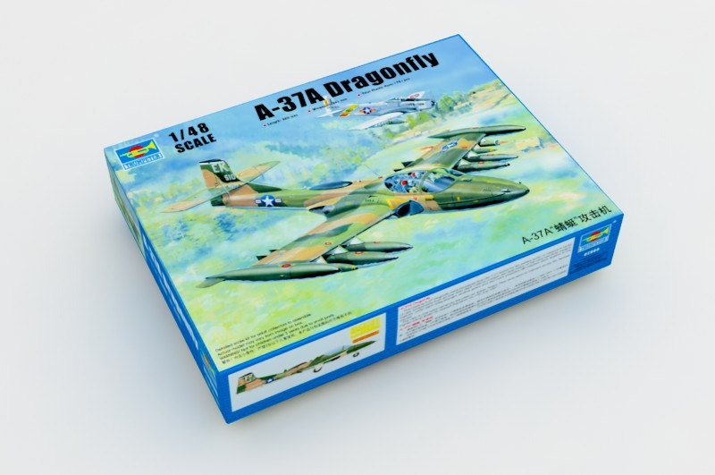 Trumpeter 02888 US A-37A Dragonfly Light Ground-Attack Aircraft model 1-48