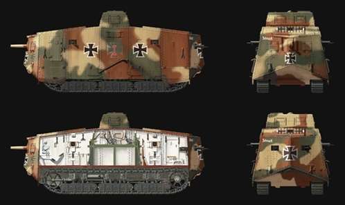 Malowania modelu czołgu A7V w skali 1:35.-image_Meng_TS-017_3