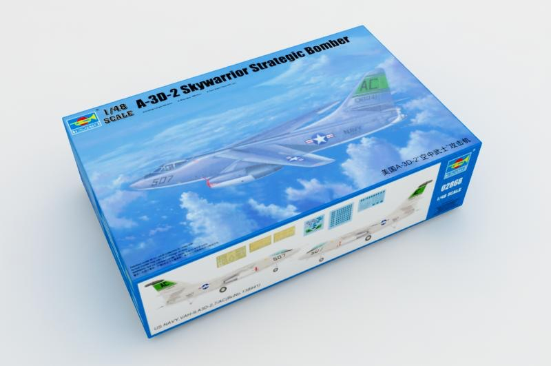 Trumpeter 02868 Samolot A-3D-2 Skywarrior model 1-48