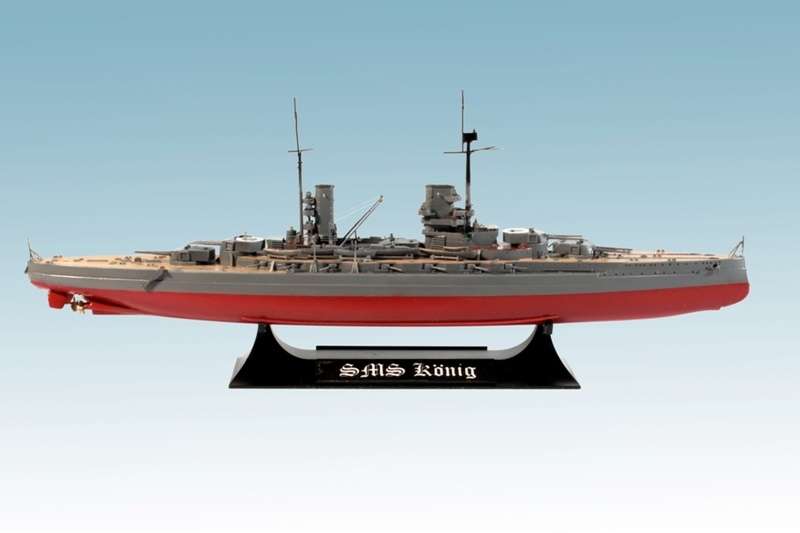 Niemiecki pancernik Konig, model okrętu do sklejania w skali 1:700 model_icm_s014_image_4-image_ICM_S.014_3