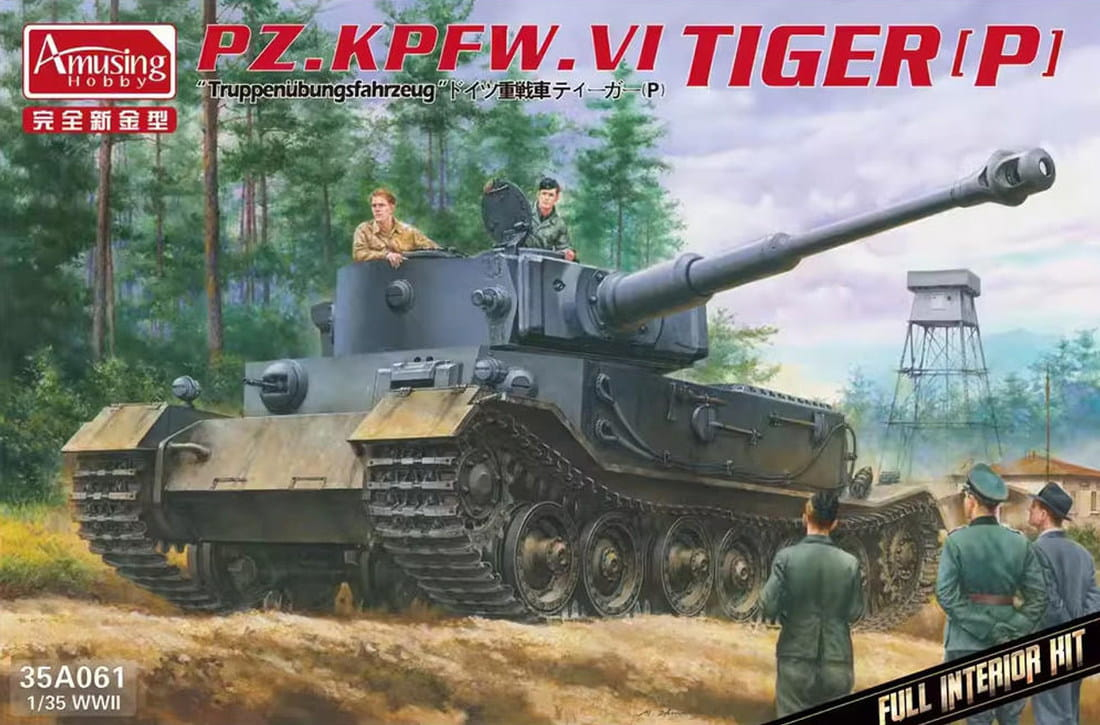 Amusing Hobby 35A061 Czołg Pz.Kpfw.VI Tiger (P) 