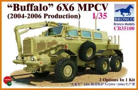 Pojazd do wykrywania min Buffalo 6x6 - model do sklejania Bronco w skali 1:35 CB35100.-image_Bronco Models_CB35100_1