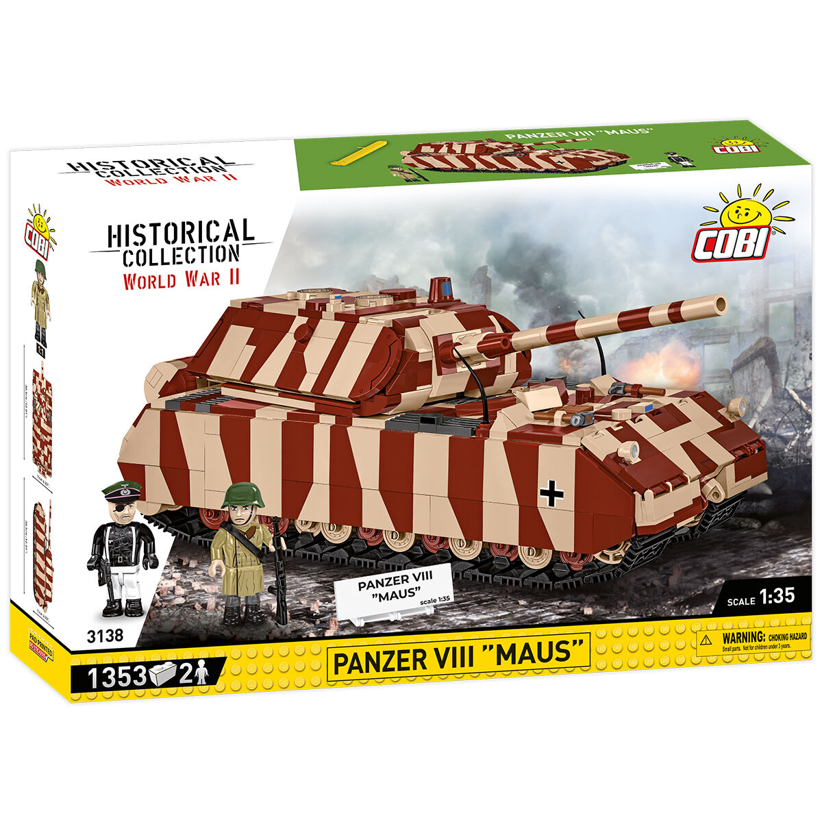 Czołg Panzer VIII Maus zestaw Cobi 3138