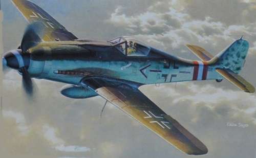 Model myśliwca do sklejania Focke-Wulf FW190 D-9 w skali 1:48, model Dragon 5503-image_Dragon_5503_1