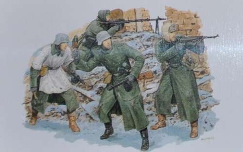 Figurki do sklejania w skali 1:35 niemieckich żołnierzy z 6 armii spod Stalingradu (1942-43) -image_Dragon_6017_1