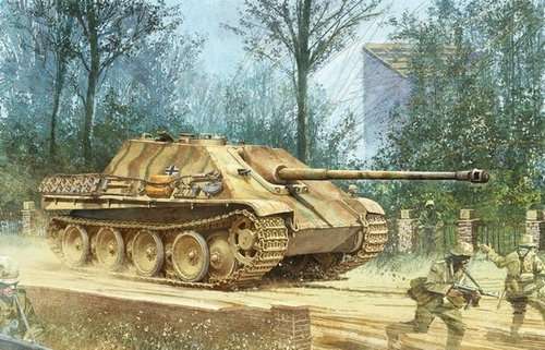 Model do sklejania niemieckiego niszczyciela czołgów Jagdpanther w skali 1/35. MOdel Draogon 6393-image_Dragon_6393_1