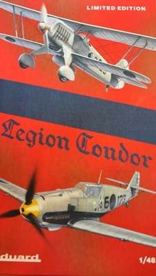 ZEstaw do sklejania samolotów z Legionu Condor z walk w Hiszpani, model Eduard 1140.-image_Eduard_1140_1