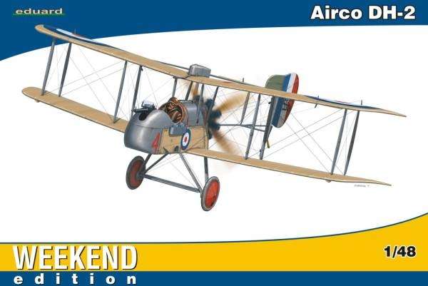 Model do sklejania brytyjskiego dwupłatowego myśliwca z okresu WWI - Airco DH2, model Eduard 8443 w skali 1:48.-image_Eduard_8443_1