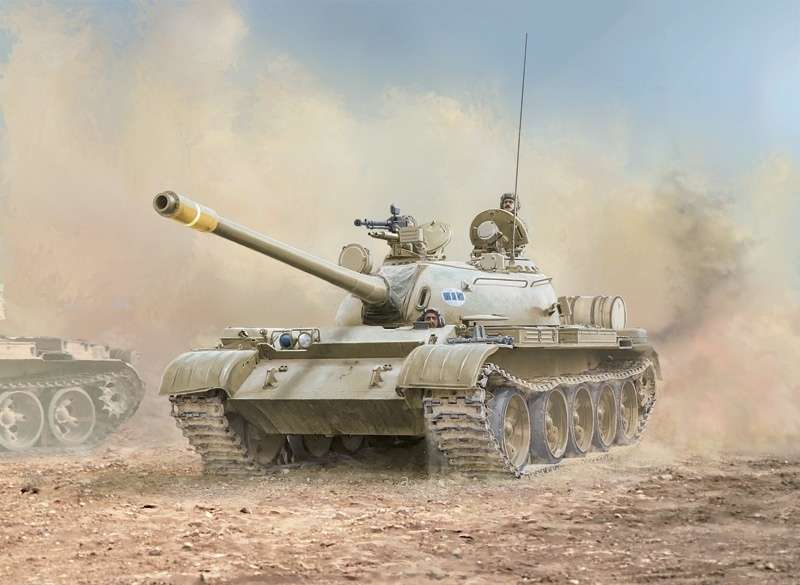 Iracki czołg T-55 - plastikowy model redukcyjny do sklejania w sklai 1:35 - Italeri 6540.-image_Italeri_6540_1