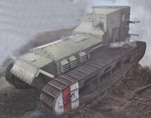 Model Meng TS-021 Mk.A Whippet British Medium Tank WWI plastikowy_model_do _sklejania_image_1-image_Meng_TS-021_1