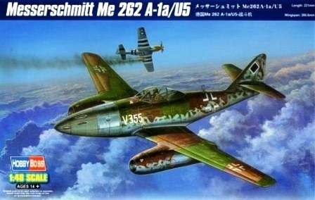 Niemiecki odrzutowy myśliwiec Messerschmitt Me-262 A-1a/U4, plastikowy model do sklejania Hobby Boss 80373 w skali 1:48-image_Hobby Boss_80373_1