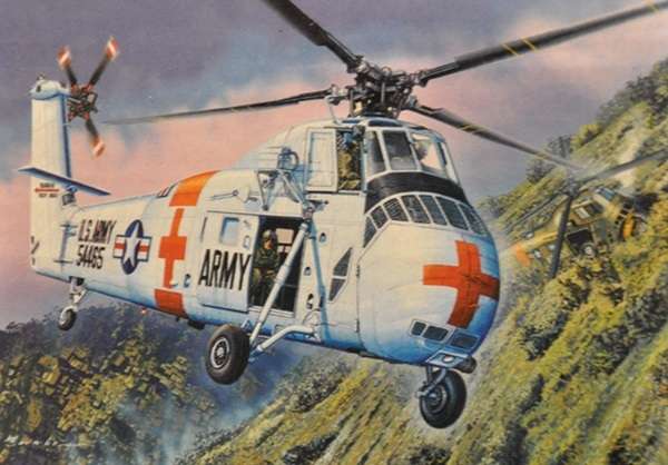 CH-34 US Army Rescue - amerykański śmigłowiec ratowniczy w skali 1:48 model_mrc_64103_image_1-image_Merit_64103_1