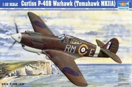 P-40B Warhawk (Tomahawk MKIIA) model_do_sklejania_trumpeter_02228_image_1-image_Trumpeter_02228_1