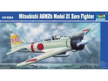 Opakowanie modelu Mitsubishi A6M2b w skali 1/24, Trumpeter no. 02405-image_Trumpeter_02405_1