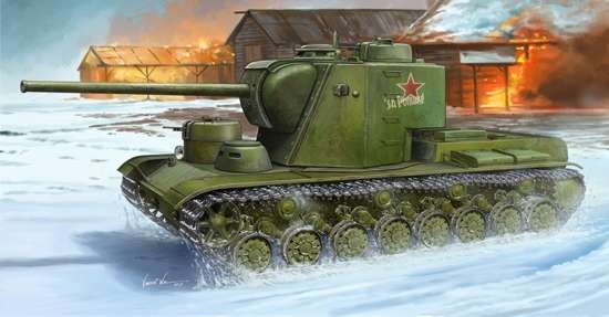 Radziecki super ciężki czołg KW-5, plastikowy model do sklejania Trumpeter 05552 w skali 1:35-image_Trumpeter_05552_1