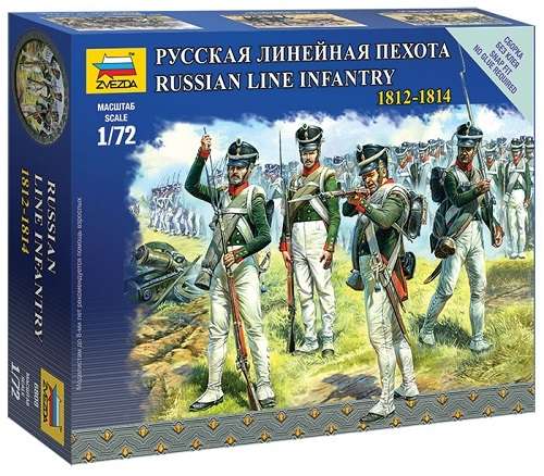 Zvezda 6808 Russian Line Infantry