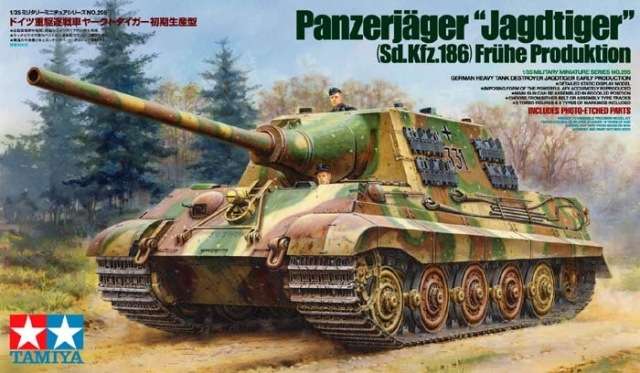 Tamiya 35295 model do sklejania niemieckiego niszczyciela czołgów Panzerjager Jagdtiger-image_Tamiya_35295_3