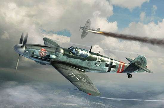 Sklep modelarski MOdeledo poleca model_do_sklejnia_mysliwca_Messerschmitt Bf109G-6_trumpeter_02297_image_2-image_Trumpeter_02297_3