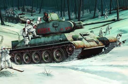 Trumpeter 00905 w skali 1:16 - model Soviet Tank T-34/76 Model 1942 - image l-image_Trumpeter_00905_5