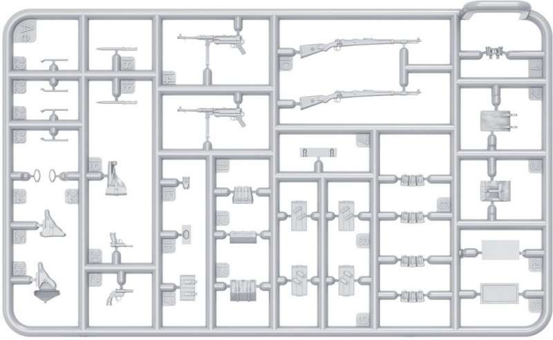 MiniArt 35247 w skali 1:35 - zestaw dodatków German Infantry Weapons and Equipment - image c-image_MiniArt_35247_3