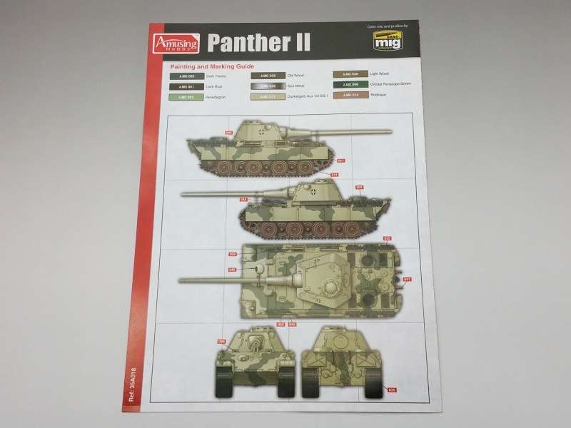 Amusing Hobby 35A018 w skali 1:35 - model Pzkpfw. Panther II - image k-image_Amusing Hobby_35A018_3