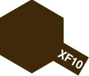 XF-10 Flat Brown emalia 10ml Tamiya 80310