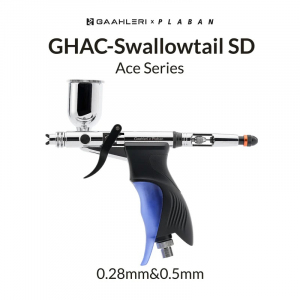 Gaahleri 43080 Airbrush GHAC-Swallowtail SD x Plaban 0,28 & 0,5 mm - Ace Series 