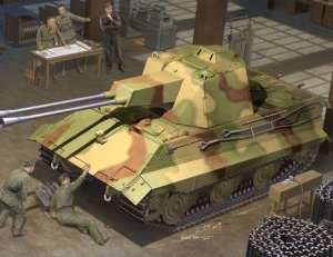 German E-50 Flakpanzer in scale 1-35 Trumpeter 01537  