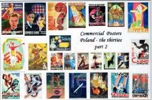 35P06 Drukowane plakaty - Polskie plakaty reklamowe lata trzydzieste cz.2