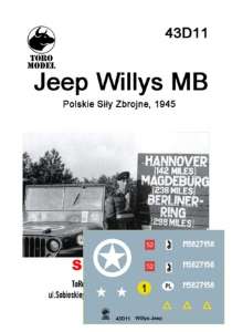 43D11 Kalkomania 1-43 Polskie Siły Zbrojne, 1945