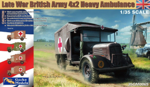 Gecko Models 35GM0069 Austin K2 British Army 4x2 Heavy Ambulance 