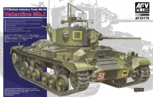 British Infantry Tank Mk.III Valentine Mk.I model AFV 35178 in 1-35 