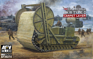 AFV Club 35274 Churchill Mk.III Type D Carpet Layer 1/35 