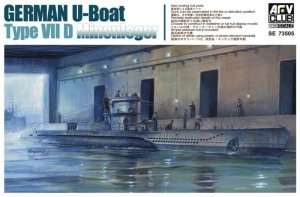 AFV Club SE73505 German U-Boat Type VII D Minenleger 1/350 