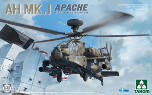 AH Mk. I Apache Attack Helicopter Takom 2604 model 1-35