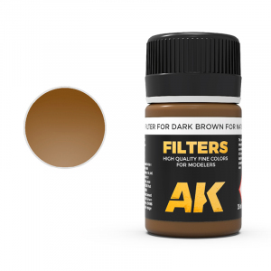 AK Interactive 076 Filter for Dark Brown & NATO & Green 35ml