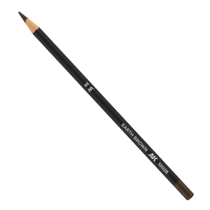 AK Interactive 10028 Earth Brown Weathering Pencil 