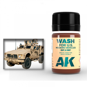 AK Interactive 121 Wash for Oif & Oef - US Modern Vehicles 35ml