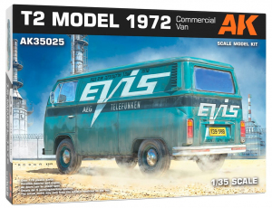 AK Interactive 35025 Volkswagen T2 Model 1972 Commercial Van 1/35