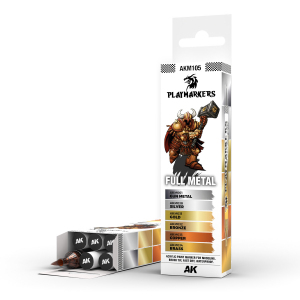 AK Interactive AKM105 Full Metal Playmarkers Set 