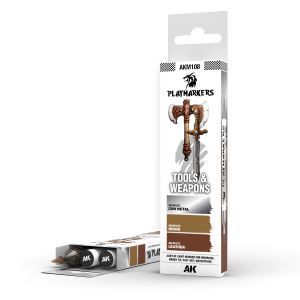 AK Interactive AKM108 Tools & Weapons Playmarkers Set 